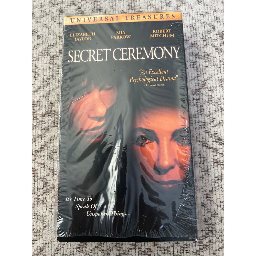 Secret Ceremony Psychological Thriller VHS Movie Pre-Loved